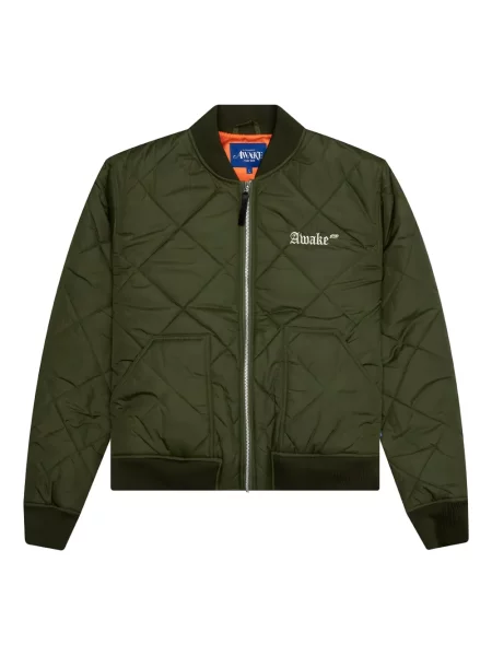 Geacă bomber Awake Ny cu broderie verde