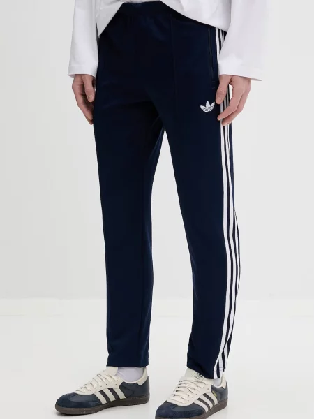 Adidas Spodnie dresowe Beckenbauer Track granatowy