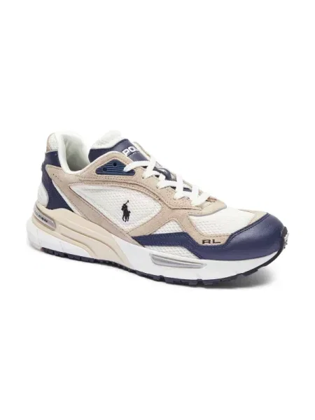 POLO RALPH LAUREN Bőr sneakers tornacipő kék