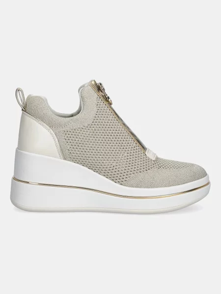 Кросівки MICHAEL Michael Kors Emmy Wedge Zip Slip On бежевий