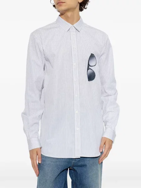 Cămașă Moschino cu imagine alb