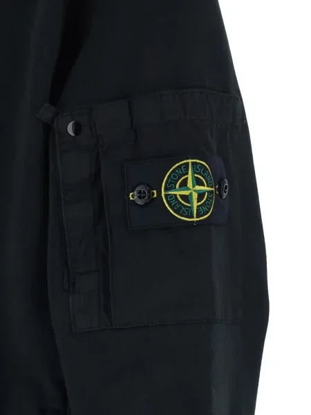 Суитчър Stone Island камъни черно