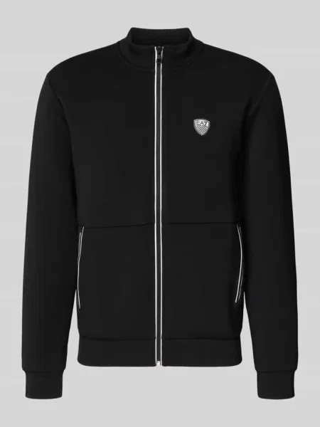 Bluza rozpinana zapinana na błyskawiczny Ea7 Emporio Armani czarna