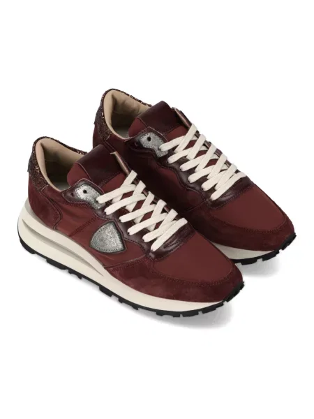 Buty do biegania Philippe Model zamszowe do biegania czerwone