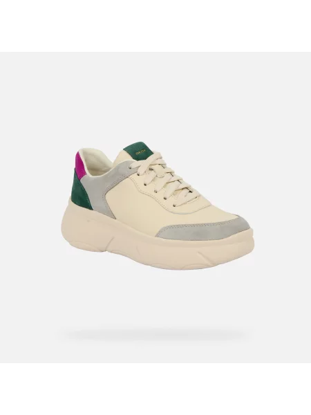 Sneakerși Geox gri