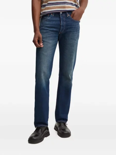 Retro lepršave traperice Levi's® lepršave s izlizanim efektom plava