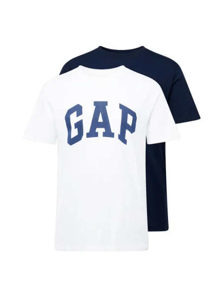 GAP Tricou albastru / albastru marin alb