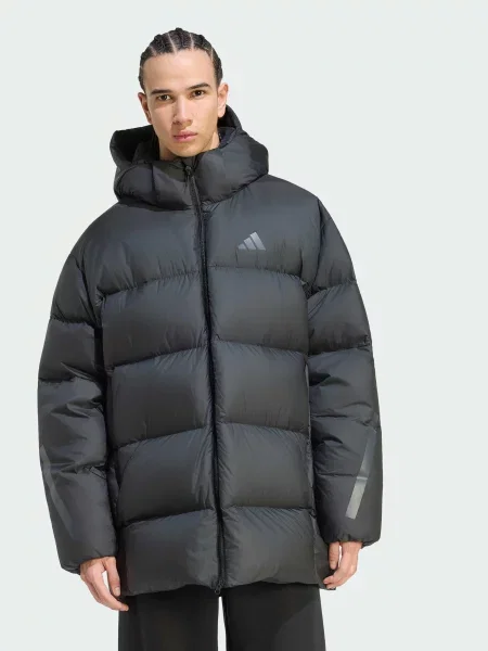 Пуховик adidas ZNE комбінований верх чорний