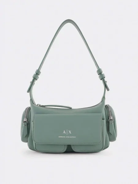 Armani Exchange Сумка Поліуретан зелений