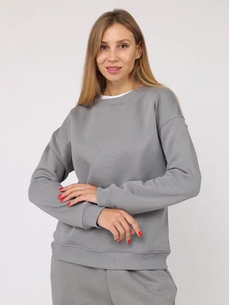 Свитшот Yuki серый
