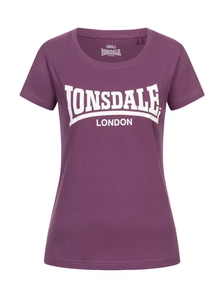 LONSDALE Tricou Cartmel mov vânătă alb