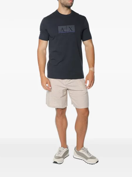 Tricou Armani Exchange cu imagine negru