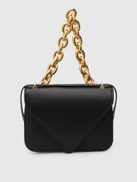 Кожаная сумка Bottega Veneta черная