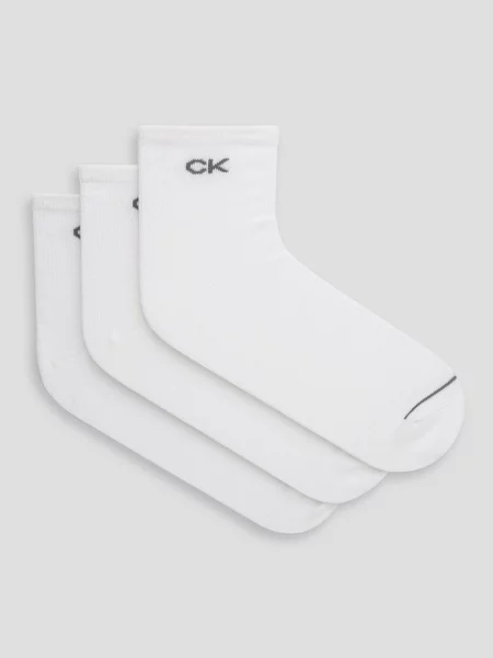 Чорапи Calvin Klein мъжки бяло