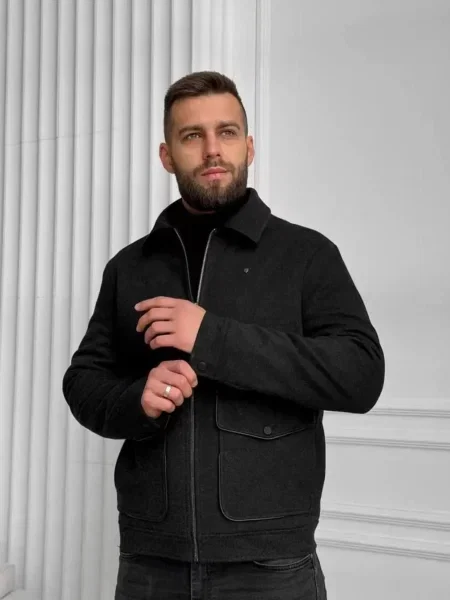 Вовняне Пальто D&V couture чорний