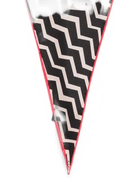Fular Missoni cu imagine negru