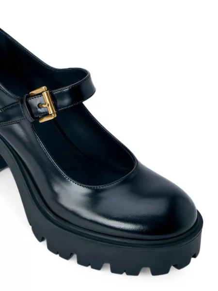 Pantofi cu toc Prada din piele negru