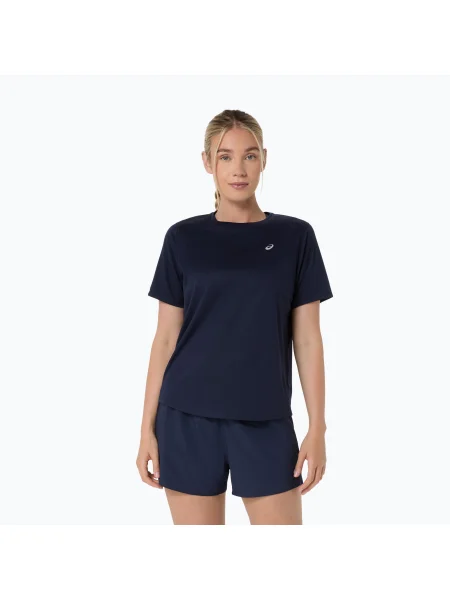 Koszulka do biegania Asics Core SS midnight granatowa