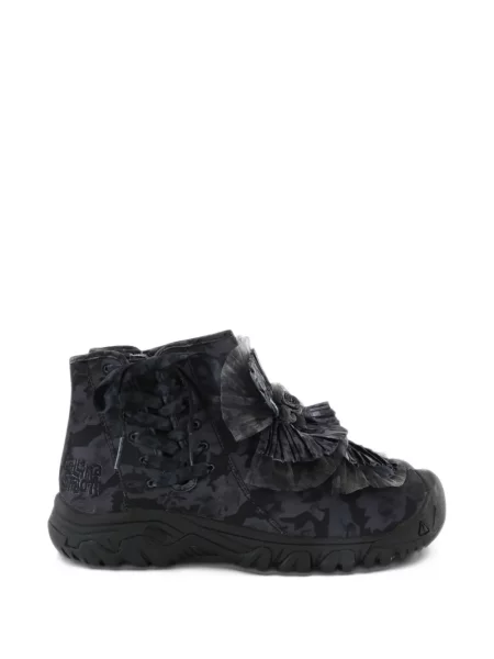 Cizme scurte Keen Footwear cu model floral cu imagine negru