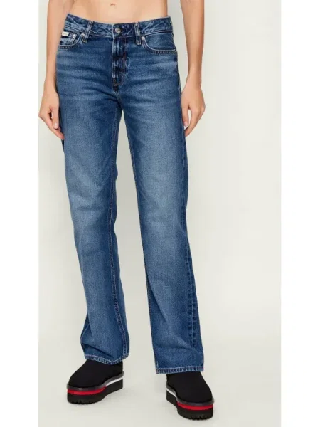 Calvin Klein Jeans Blugi SIGNATURE | Straight fit albastru