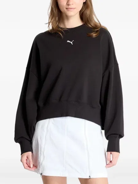 Hanorac crewneck Puma negru