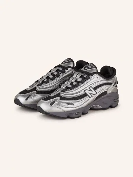 New Balance Sneakersy silber srebrne