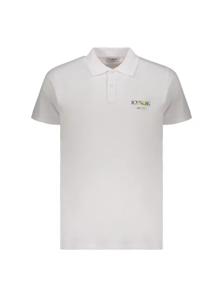 Koszulka polo Iceberg z logo biała