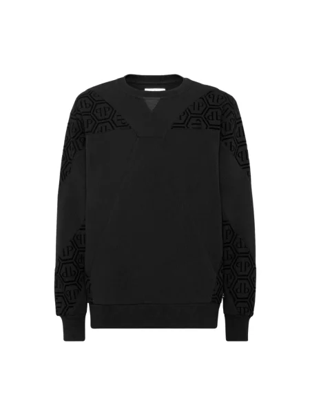 Bluza z kapturem Philipp Plein z kapturem czarna