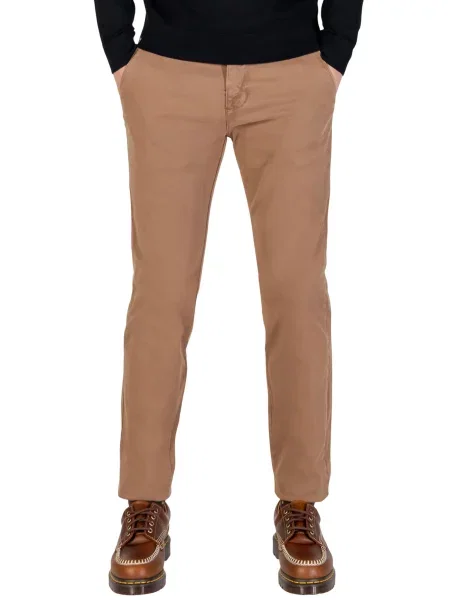 Hlače chino Yos črna