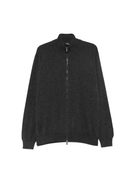Cardigan Cesare Attolini tricotate gri