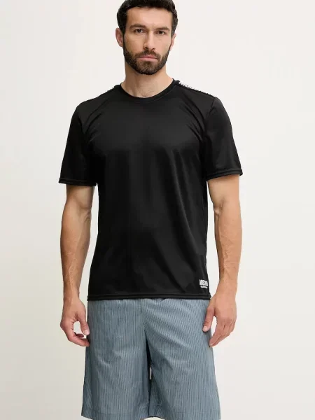 Футболка Moschino Underwear с аппликацией черная