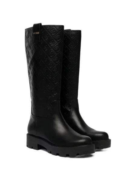 Botine Guess din piele negru