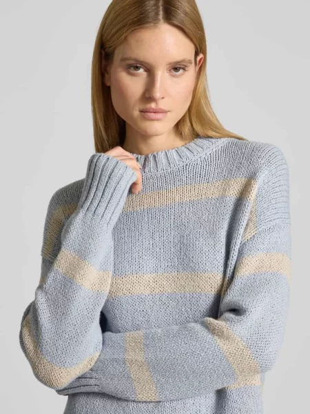 Regular Fit sweter z dzianiny z mieszanki bawełny Marc O'polo