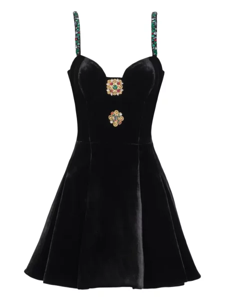 Rochie Balmain de catifea de costum negru