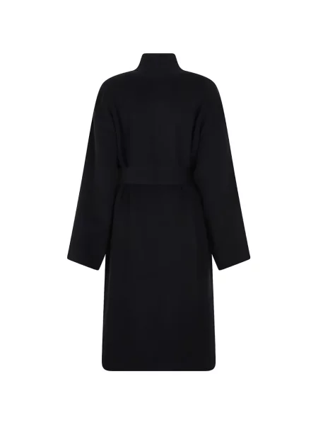 Cu centură palton Alberta Ferretti negru