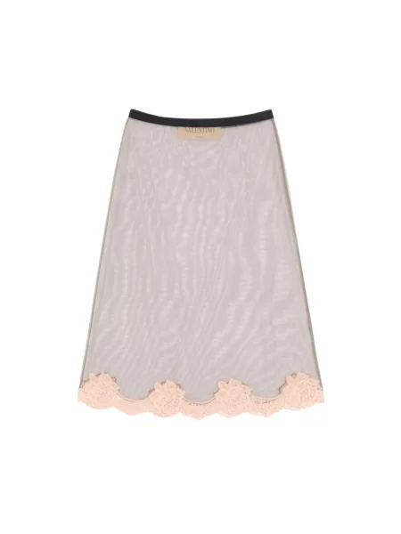 Spódnica midi Valentino szara