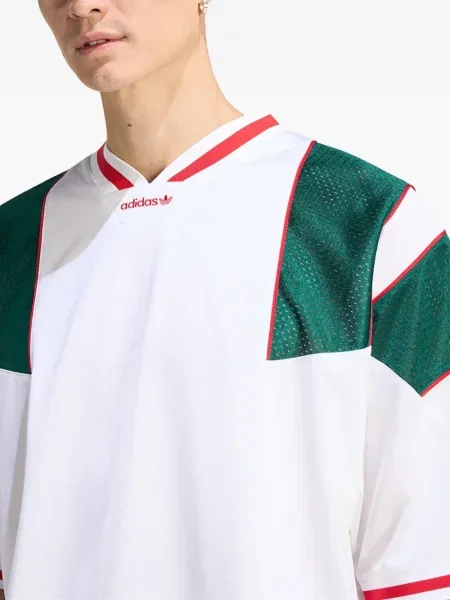 Tricou Adidas alergare cu șireturi din dantelă negru