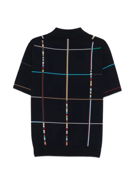 Polo Paul Smith în carouri albastru