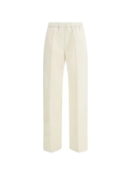 Pantaloni Fabiana Filippi alb
