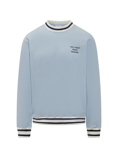 Суитчър Drôle De Monsieur с принт синьо