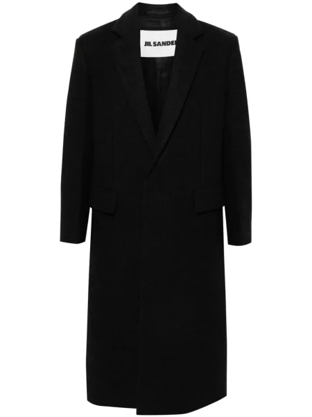 Palton Jil Sander de lână gri