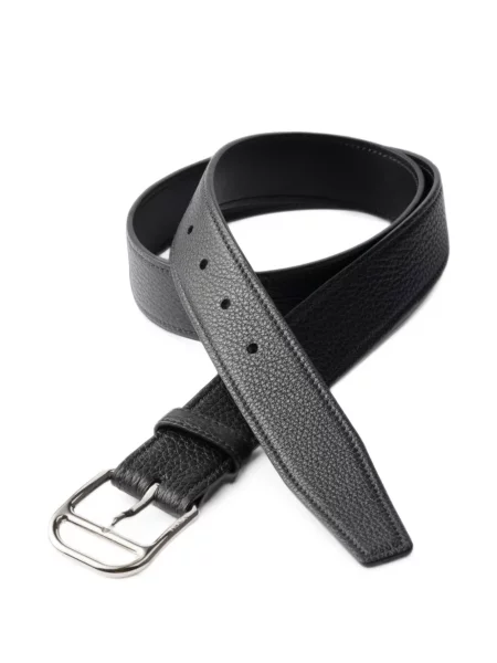 Cu centură curea Prada din piele cu bretele negru