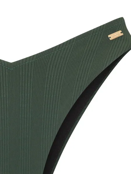 Copenhagen Studios Slip costum de baie închis verde