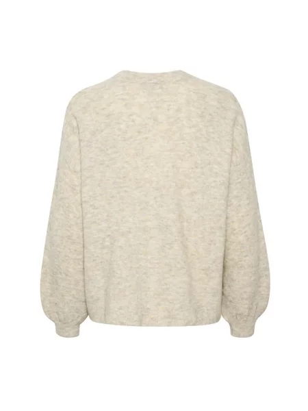 Kardigan Cream w kolorze melanż beżowy