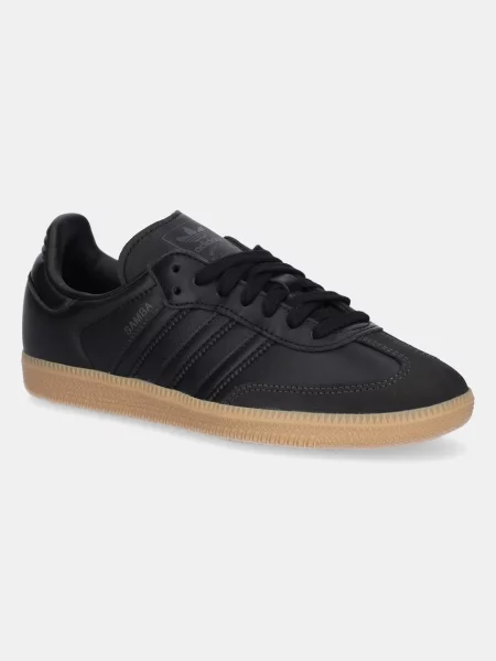 Adidas Originals sneakersy skórzane Samba OG czarny
