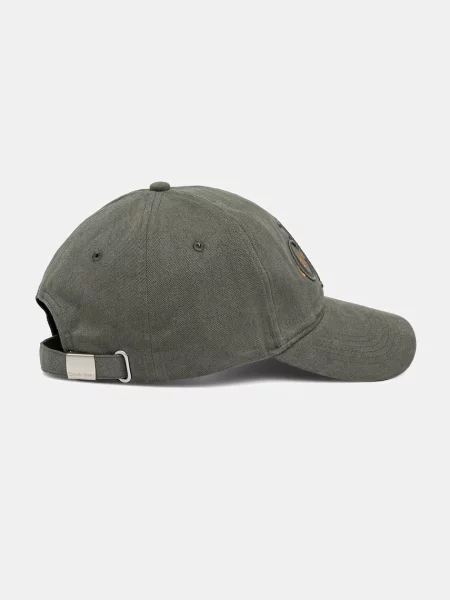 Calvin Klein Kapa s šiltom Large Monologo zelena