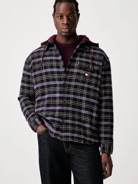 Tommy Jeans geacă tip cămașă pentru bărbați din