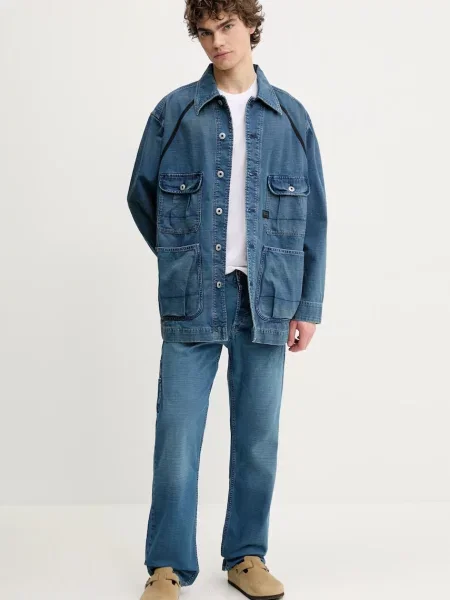 Джинсова куртка G-Star Raw перехідна синій