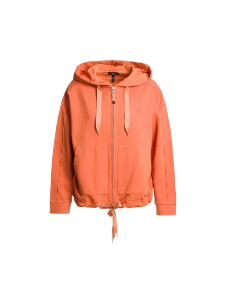 Bluza z kapturem Parajumpers z kapturem pomarańczowa