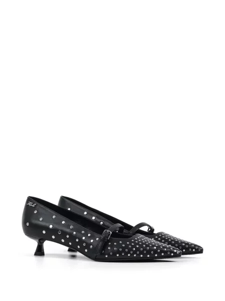 Pantofi cu toc Karl Lagerfeld negru